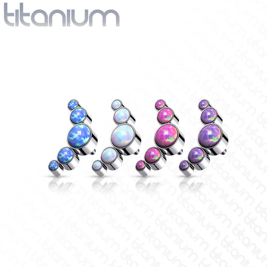 5 Round Opal Bezet Set Tops parts