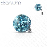 Epoxy Covered Crystal Paved Balls