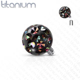 Epoxy Covered Crystal Paved Balls