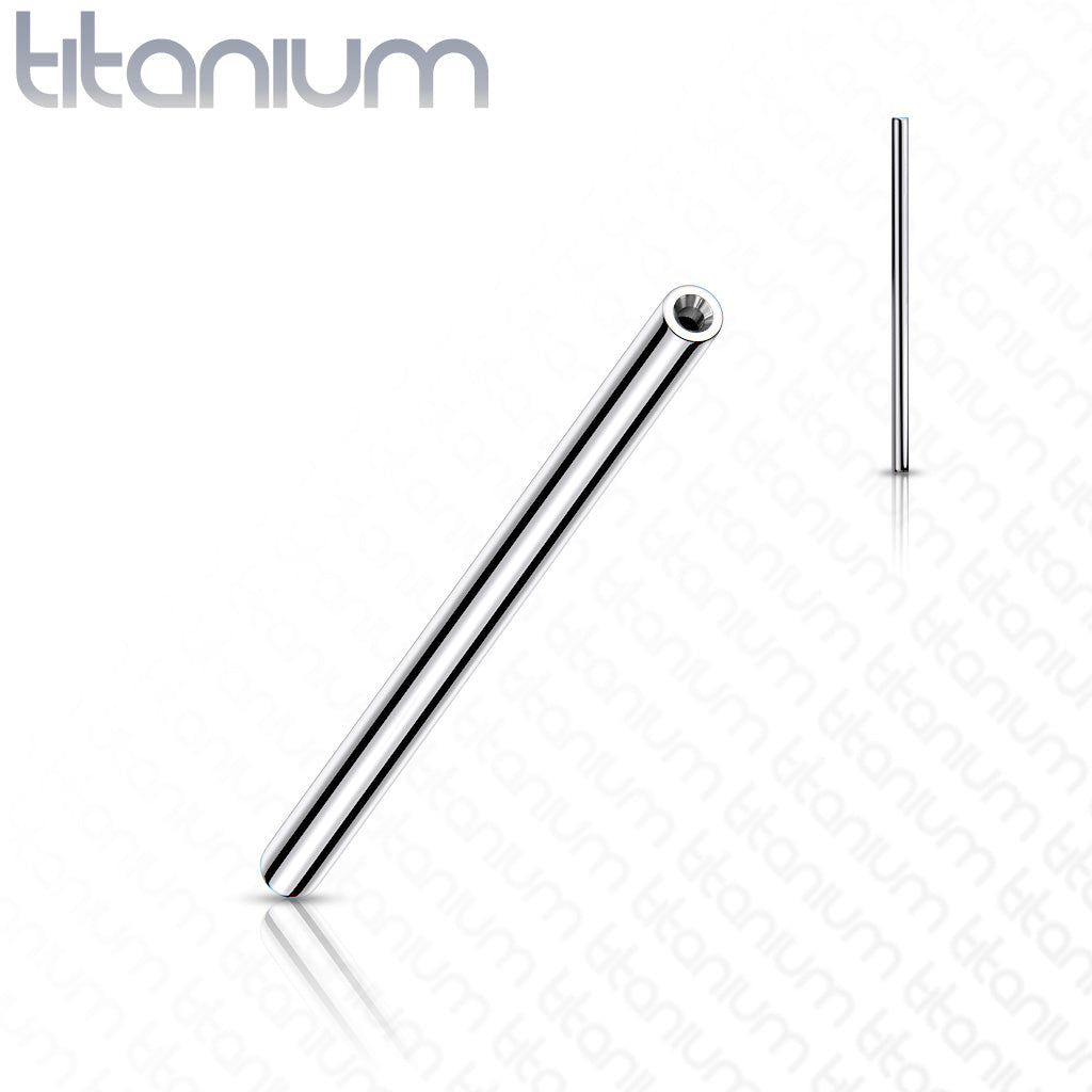 Implant Grade Titanium Threadless straight bar