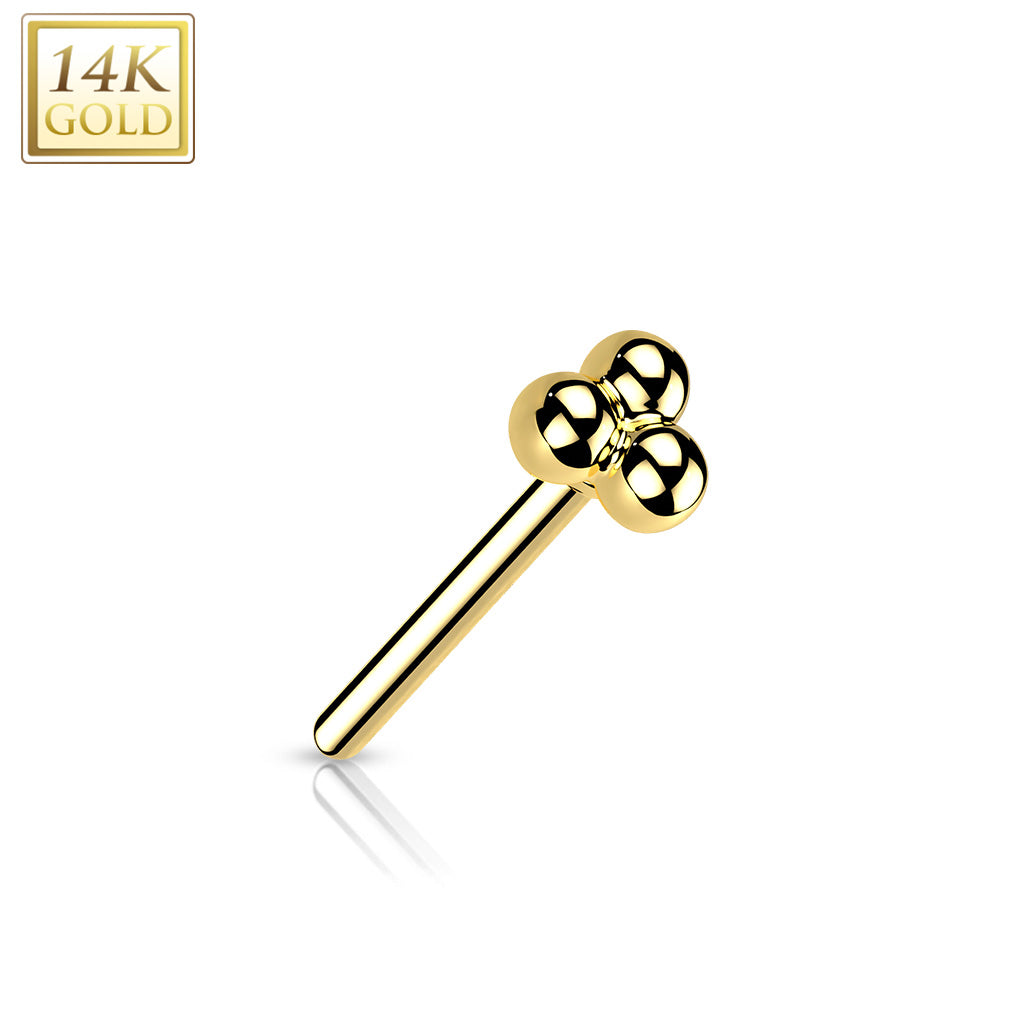 14K Gold Tridots