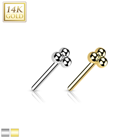 14K Gold Tridots