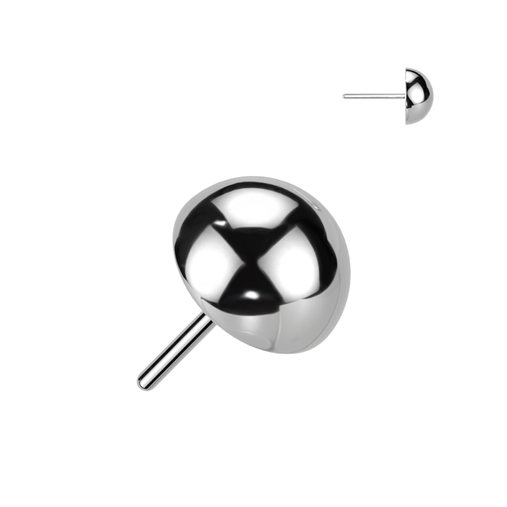 Implant Grade Titanium Threadless Push In Dome Top