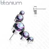 5 Round Swarovski Crystal Bezel