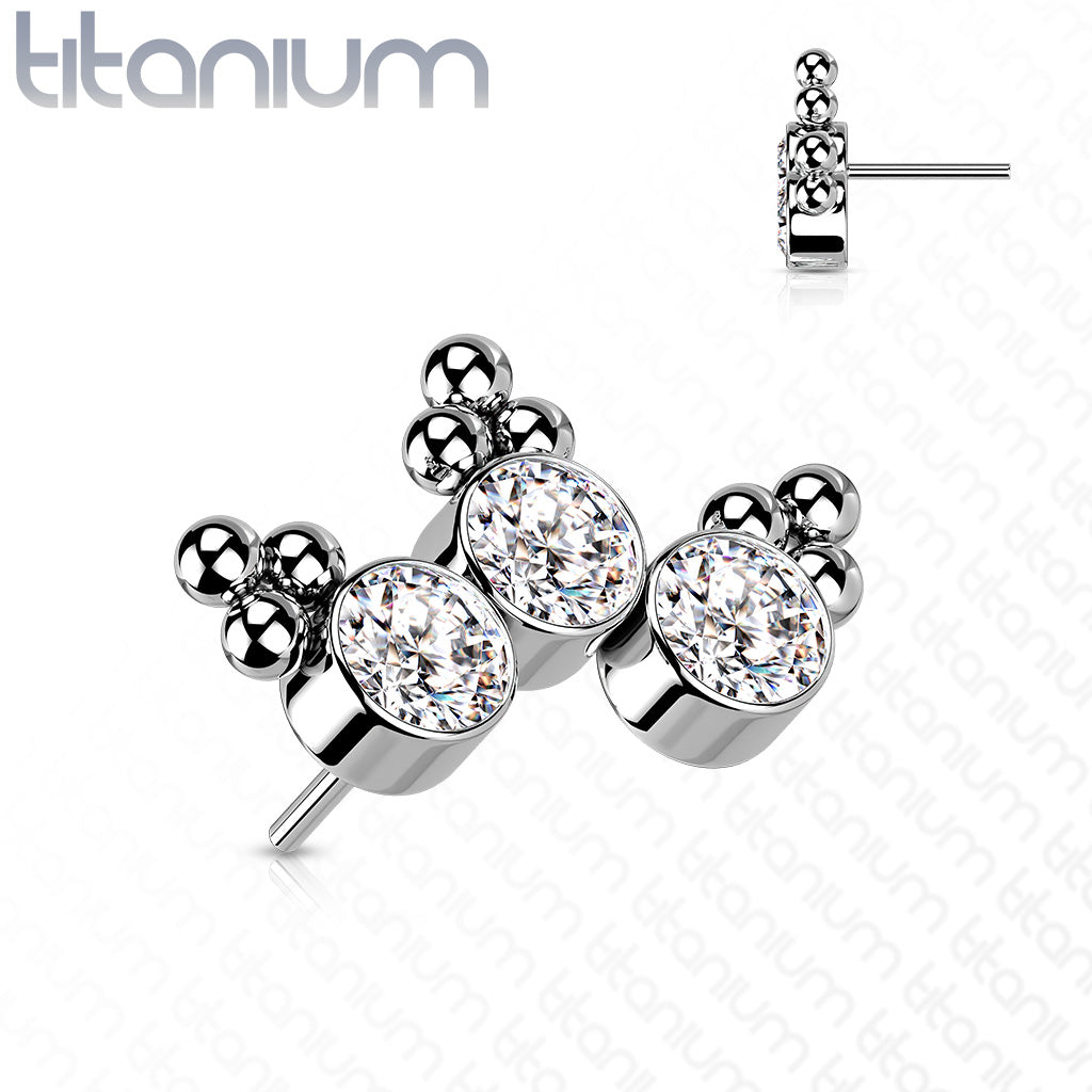 Curve 3 CZ Bezel Set