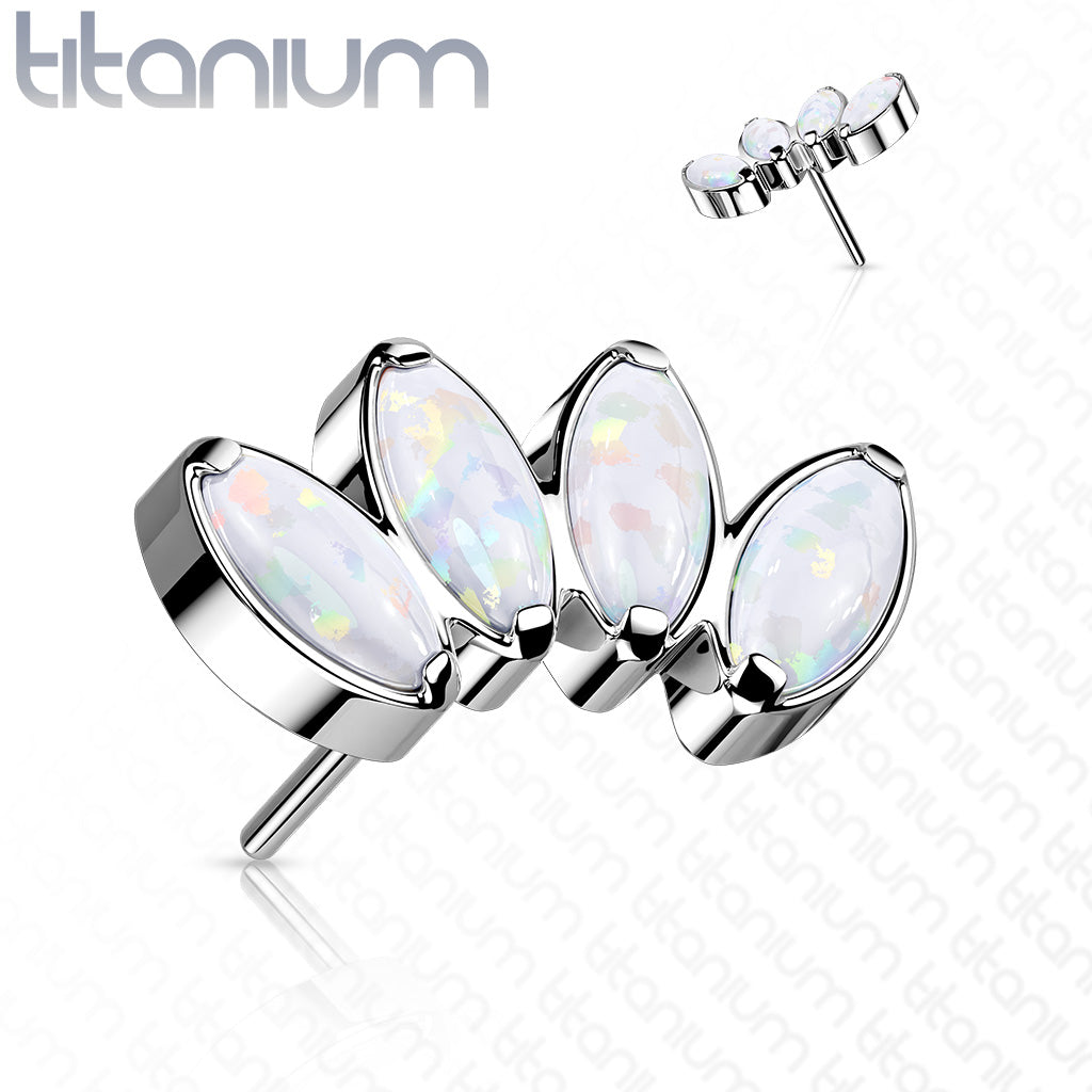 4 Marquise Opal Fan Top