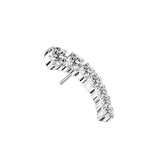 Descending 7 CZ Curve Prong Set