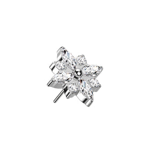 Diamond CZ Flower Top