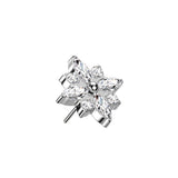 Diamond CZ Flower Top