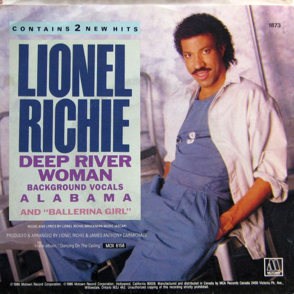 Lionel Richie ‎– Deep River Woman / Ballerina Girl