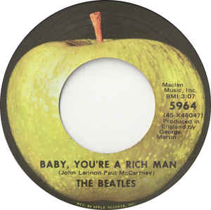 Beatles (The) - Baby, You're A Rich Man / All You Need Is Love