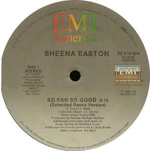 Sheena Easton - So Far So Good