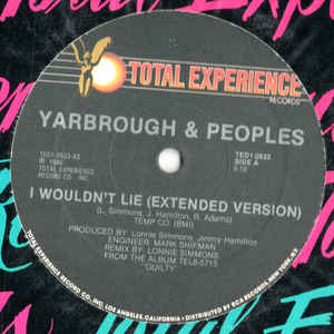 Yarbrough & Peoples - I Wouldn't Lie