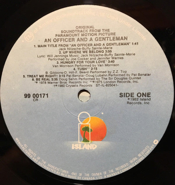 An officer and a gentleman - Soundtrack