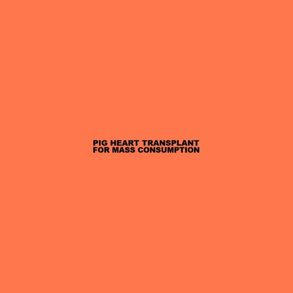 Pig Heart Transplant – For Mass Consumption