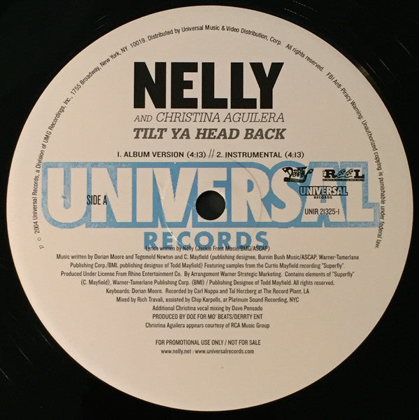 Nelly ‎– Tilt Ya Head Back