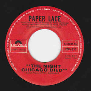 Paper Lace - The Night Chicago Died