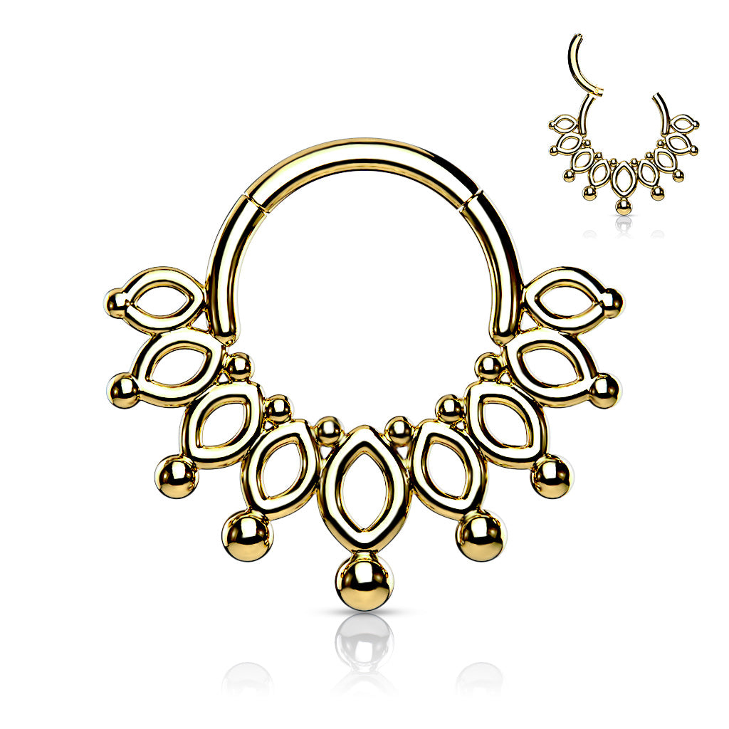 Beaded End Crown
