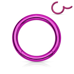 Clicker Segments Hoop Rings