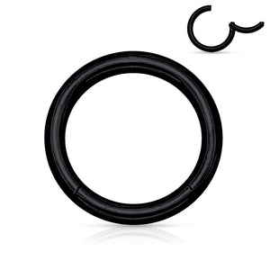Clicker Segment Hoops Rings