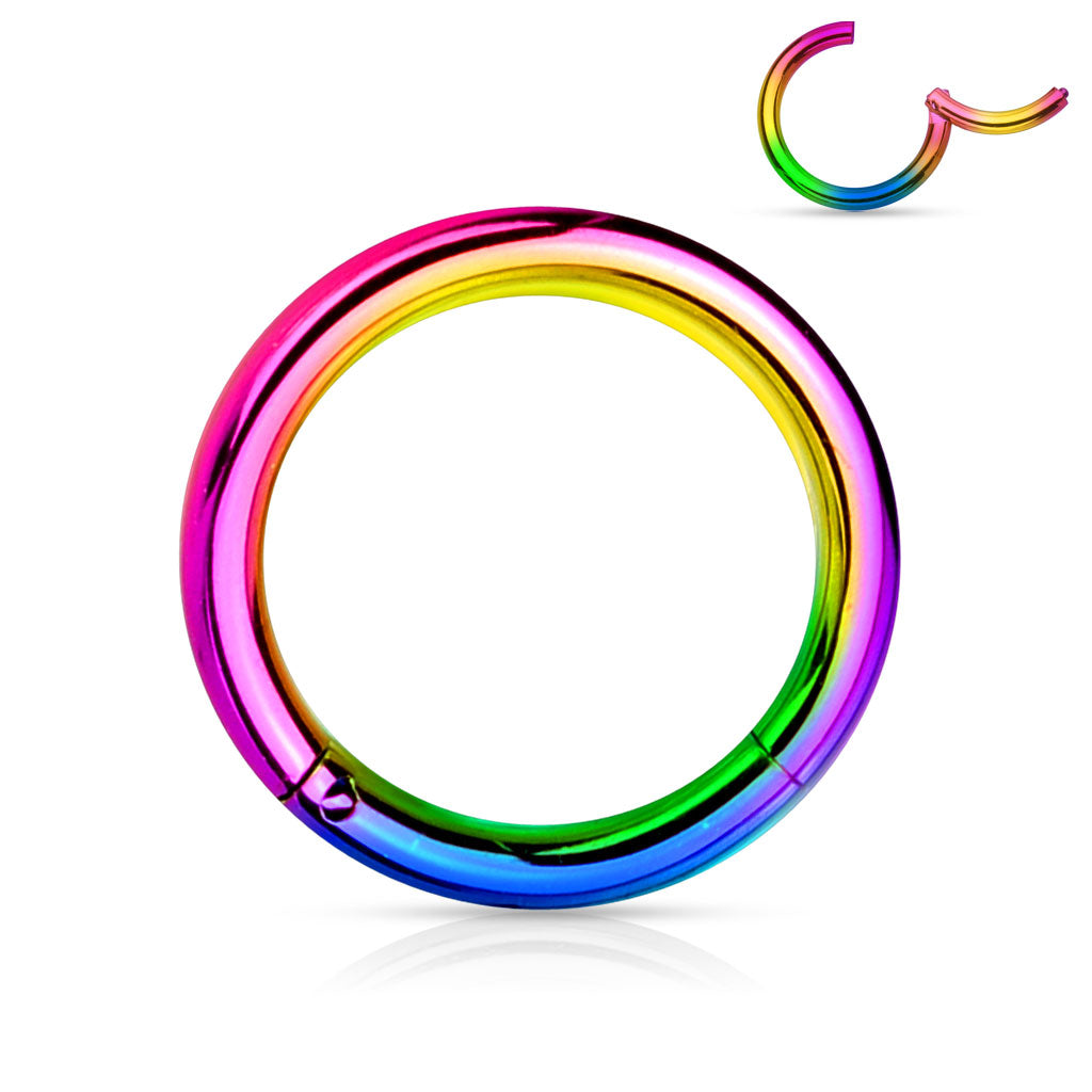 Clicker Segments Hoop Ring