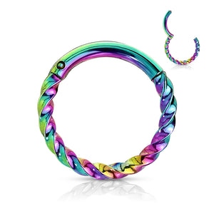 Hoop Rings Twisted