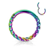 Hoop Rings Twisted