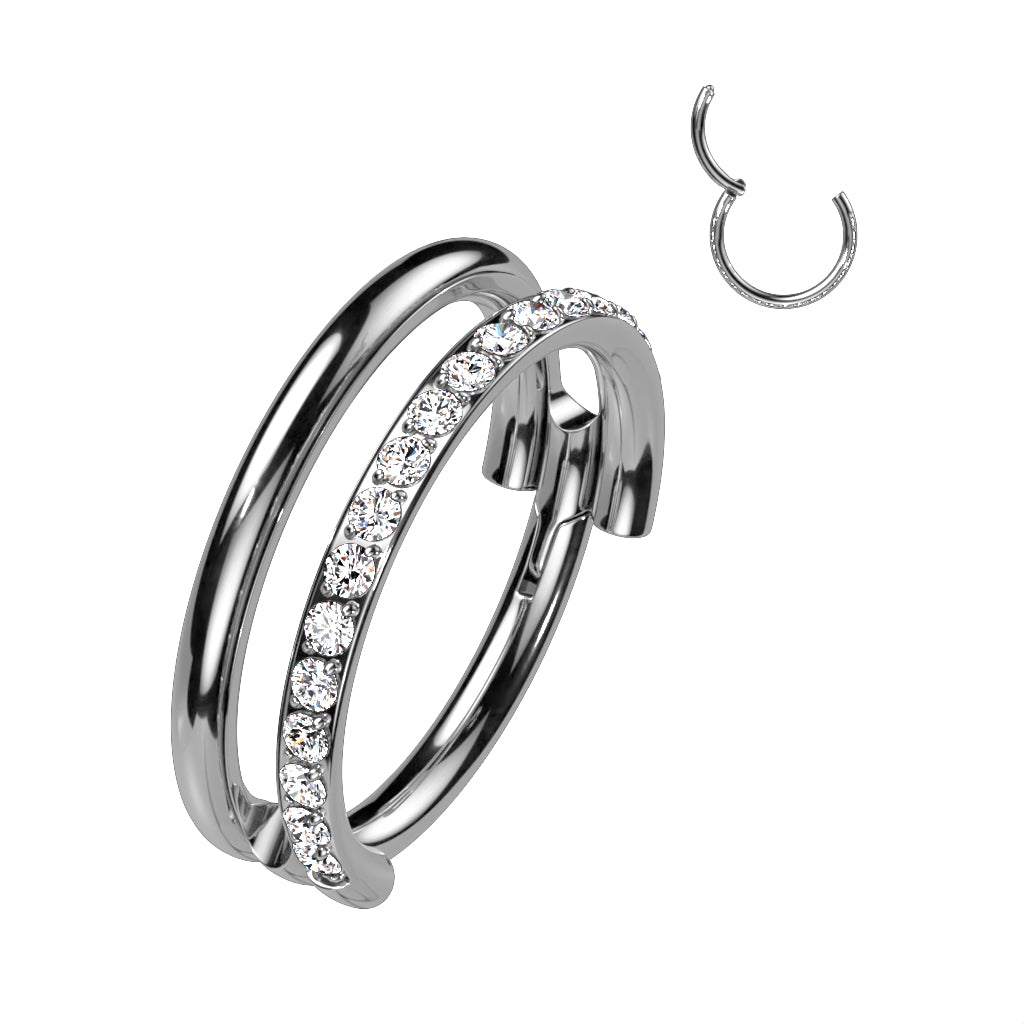Double Hoop and One Paved Line