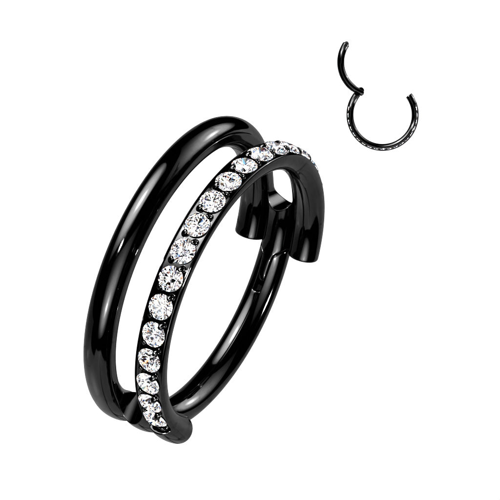 Double Hoop and One Paved Line
