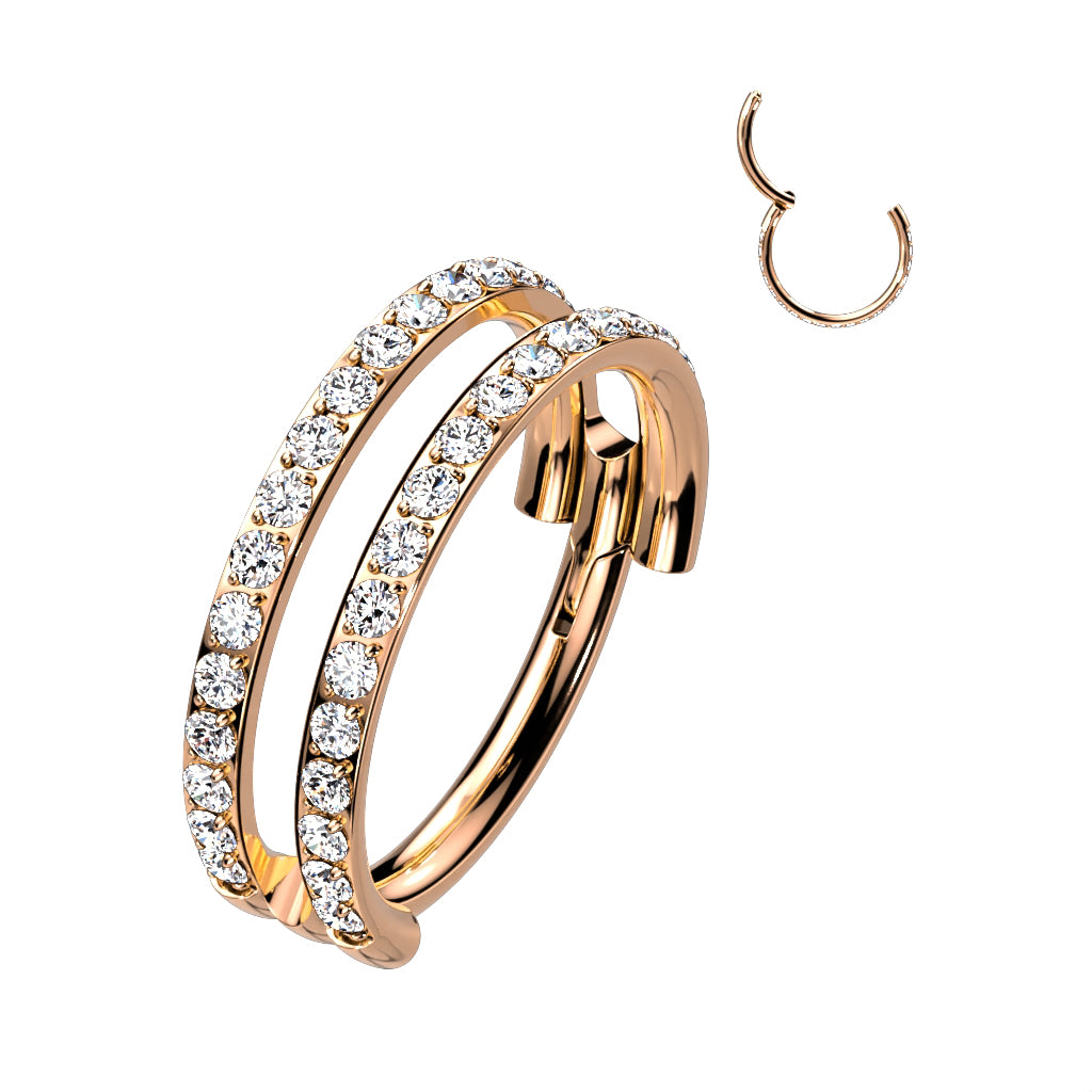 Double Hoop and One Paved Line