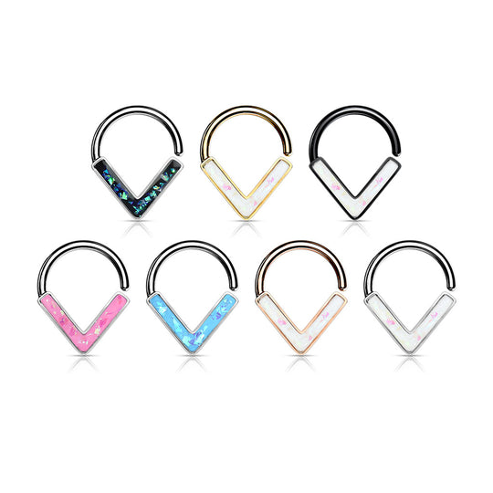 Opal Glitter Chevron Front Facing