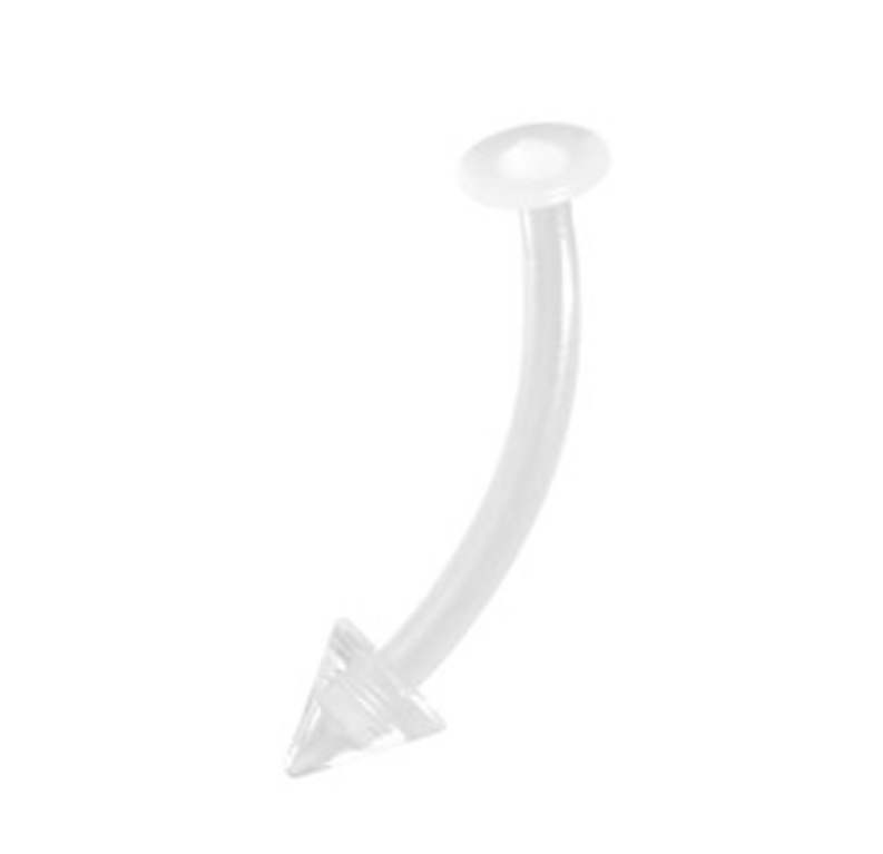 Bioplast micro banana eyebrow retainer