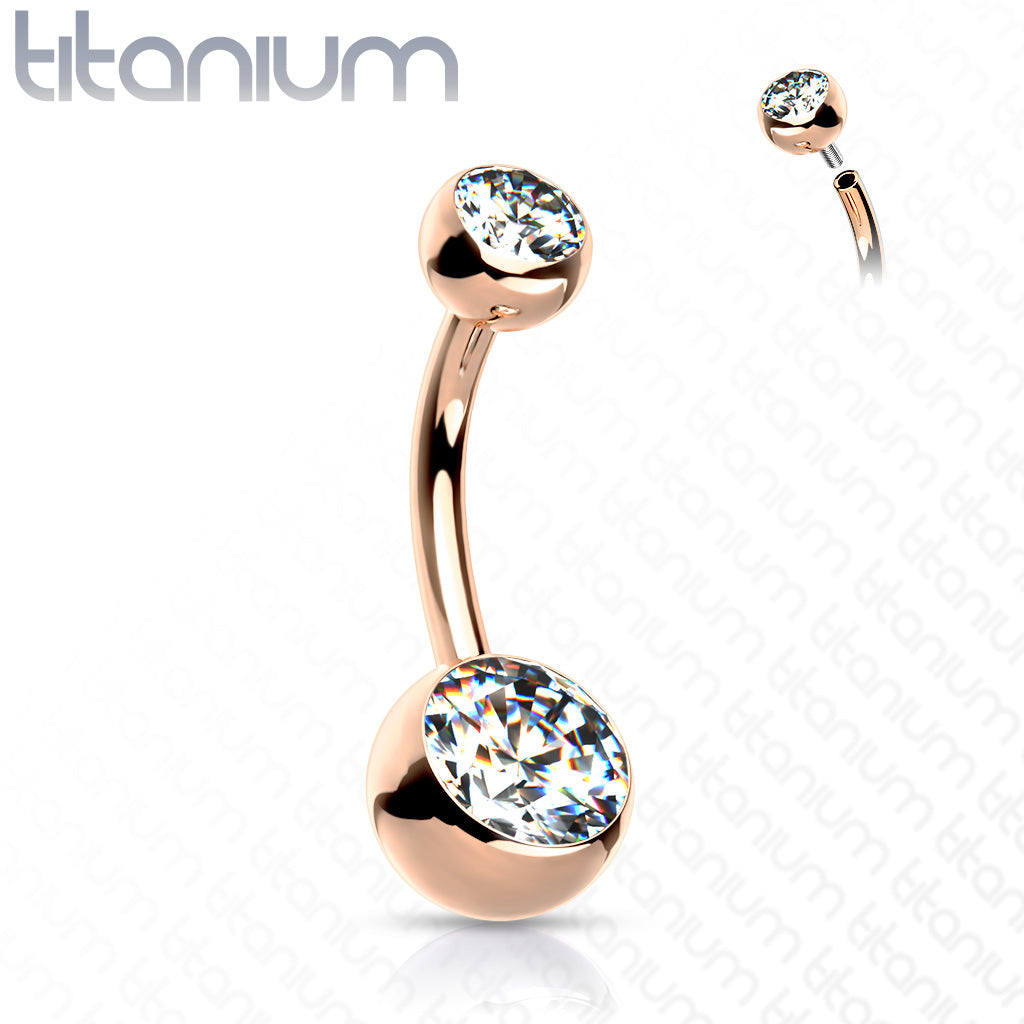 Double Jeweled Belly Button
