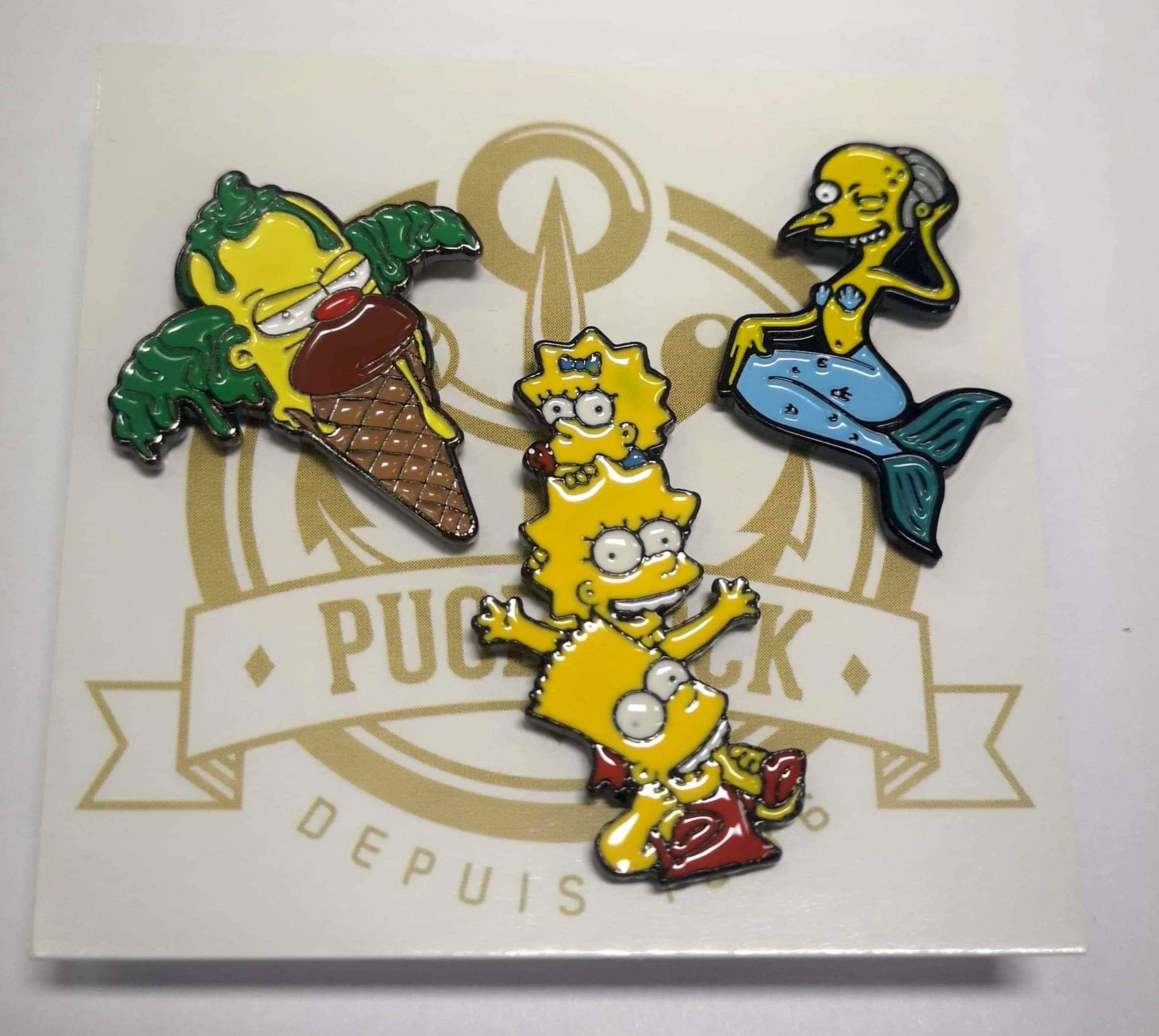 Épinglette Simpson (Krusty, Burns, enfants)