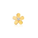 Gold CZ flower