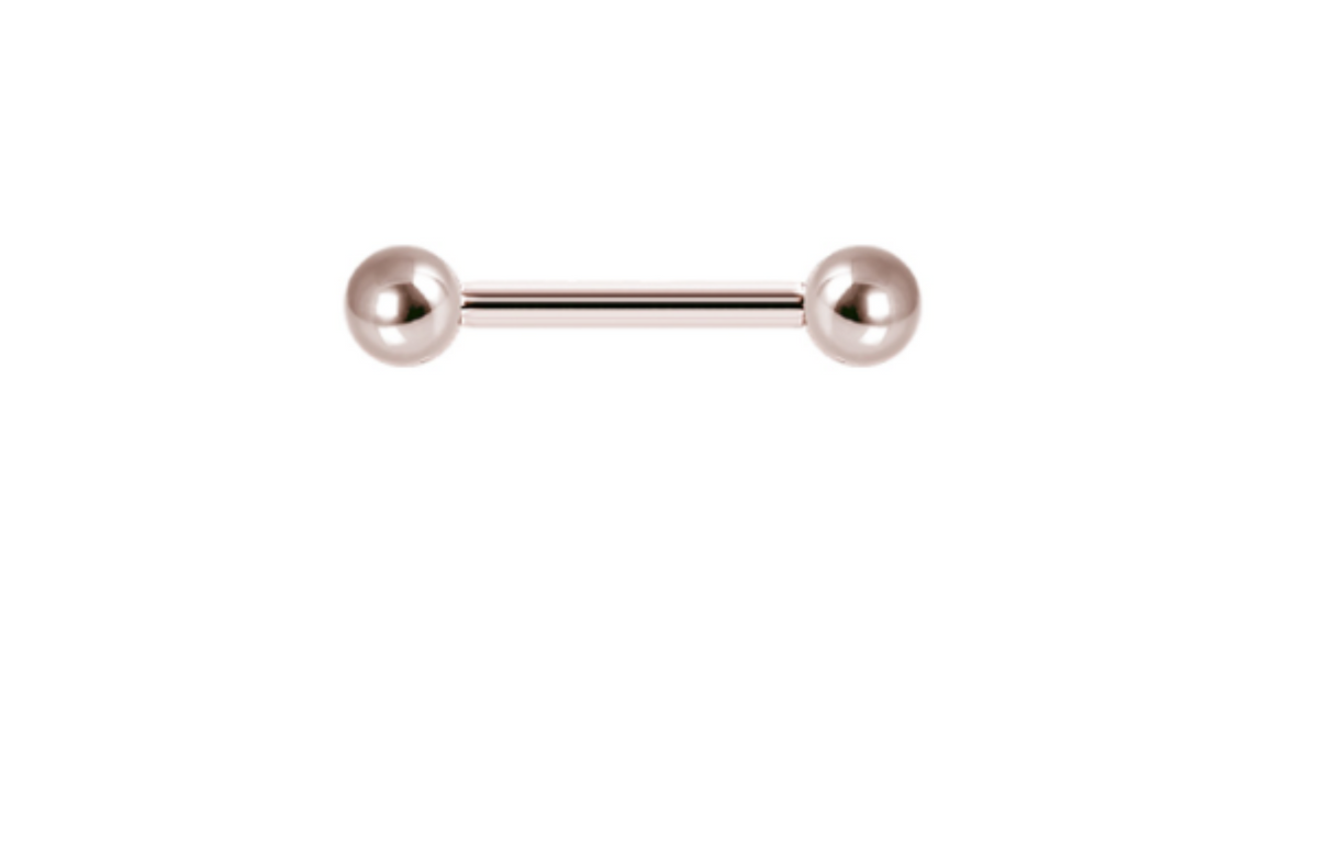 Bijoux de Seins acier rose gold