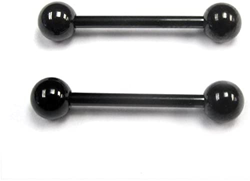 Bijoux de Seins acier noir