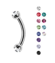 Banana with Micro Jewelled Balls